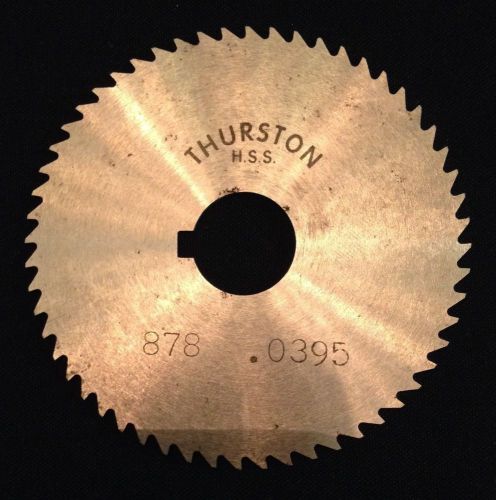 Thurston HSS 2 x 0.0395 x 1/2 Keyway Slitting Slotting Circular Saw Blades