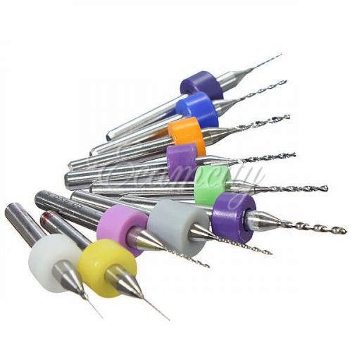 10x micro pcb print circuit board carbide  drill bits tool 0.3mm to 1.2 mm for sale