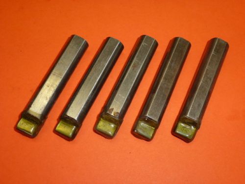 LOT of (5) CARBIDE TIPPED CUTTING TOOLS, TRG-8-883