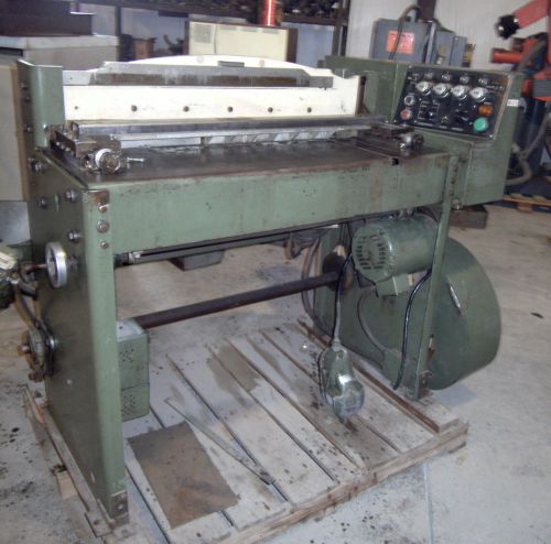 Automatic shear - 24&#034; x 16 gauge for sale