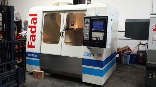2003 fadal 3020 cnc mill w/ sidemount toolchanger and 4th and 5th prewire for sale