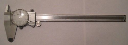 Mitutoyo caliper dial 8&#034; 505-676 stanless hardened for sale
