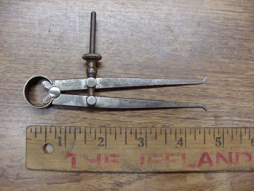 Old used tools,l.s.starrett co. inside calipers 4-11/16&#034;  quality u.s.a. tool for sale