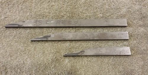 3 Carbide Tipped Height Gage Scribers - used - see pic for condition