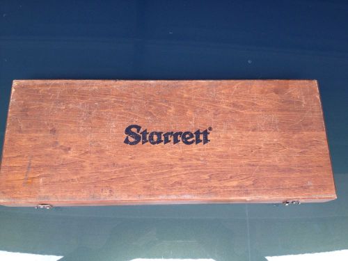 Nice! starrett no. 445 precision depth micrometer 0-9&#034; range .001&#034; grad. for sale