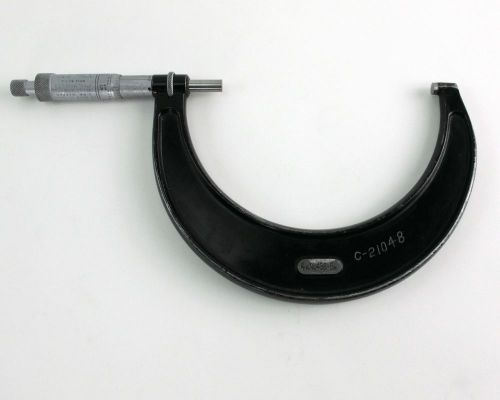 Starret No. 436 O.D. Micrometer, 4&#034;-5&#034;  in .0001 Divisions