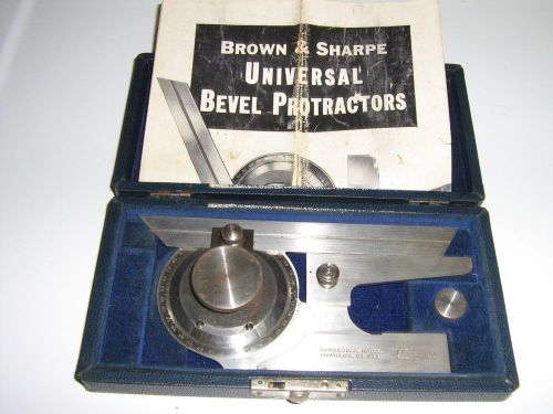 Brown &amp; Sharpe Model 496 Bevel Protractor