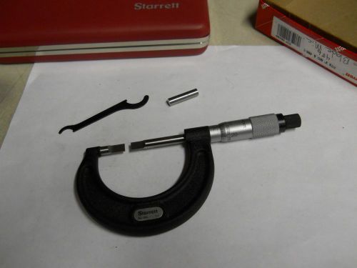 Starrett  #486 Blade Micrometer  W/Red Padded Box.   NEW