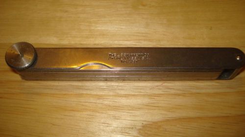 STARRETT NO. 467 THICKNESS GAGE W/ 13 STRAIGHT 4+1/2 INCH LEAVES