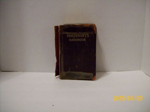Machinery&#039;s Handbook 5th Ed sixth print. 1917 RARE GOLD TRIM.