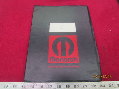 Monarch 610 &amp; 612 Operators Manual                           B-0307-2