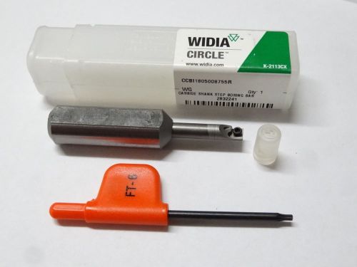 WIDIA/CIRCLE CCBI1805008755R Indexable 0.2080 Min Boring Coolant Bar Carbide Shk