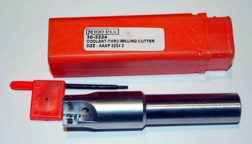 Micro 100 Micro-Dex 1&#034; x 4 FLT  Coolant APKT Indexable End Mill Cutter