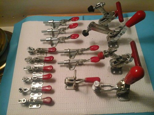 MACHINIST  LOT - DE-STA-CO WORKHOLDING CLAMPS -  MIXED  LOT OF 16 ALL NEW