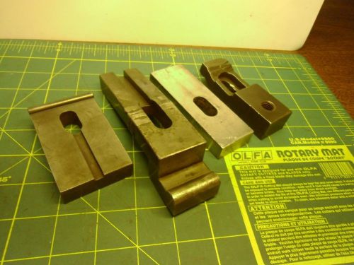 MILLING MAQCHINE MISCELLANEOUS 1/2&#034; CLAMPS 3-1/4 - 5-13/16 (LOT OF 4) #52734