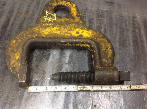 Armstrong no. 6&#034; crane bridge c-clamp  w/lifting ring free shipping lot#1 for sale