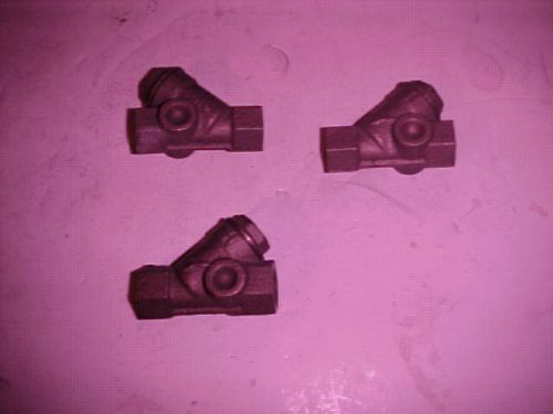 3/8&#034; npt bronze y strainer valves, brand new for sale