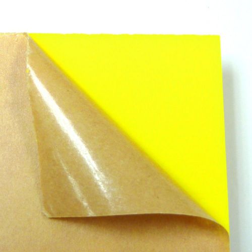 A4 size 2.5mm Yellow Plexigrass Plastic Sheet