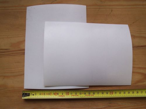 2 pcs. x Teflon PTFE 150mmx200mm x 0,5 mm (THICK) Polytetrafluoroethylene Sheet