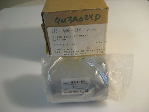 Iwaki quick exhaust valve, qev-8v sl, 973-560-1an, 1/4&#034; npt, new in box for sale