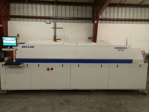 Heller 1809exl 1809 exl 9 zone lead free edge / mesh reflow oven 2007 clean! for sale