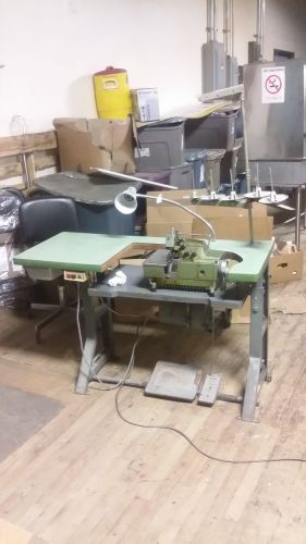 YAMATO SEWING MACHINE THREAD OVERLOCKER DCZ-361C-D3 WITH TABLE **AS IS** USED