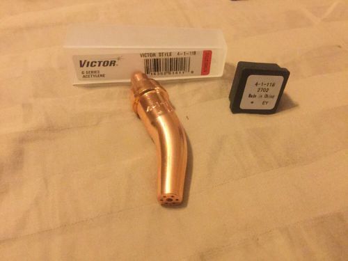 Victor acetylene cutting/gouging tip 6-1-118 victor oxyfuel torch (u.s.seller) for sale