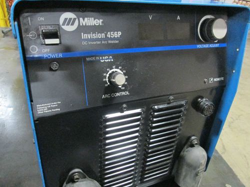 (1) miller invision mig welding power unit - used - am13795e for sale
