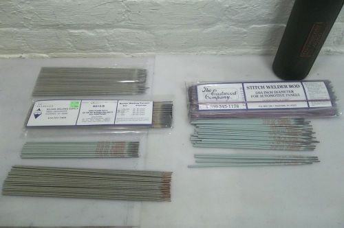 LARGE LOT OF ASSORTED SOLDER BRAZING RODS 1/16 5/64 3/32 &#034;STITCH WELDER&#034;