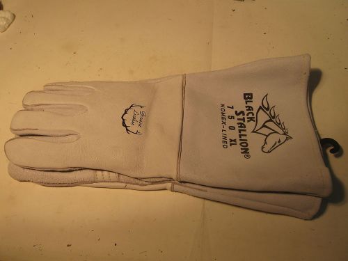Black Stallion Welding Gloves, New w/Tags Elkskin Nomex lining Kevlar Stitching