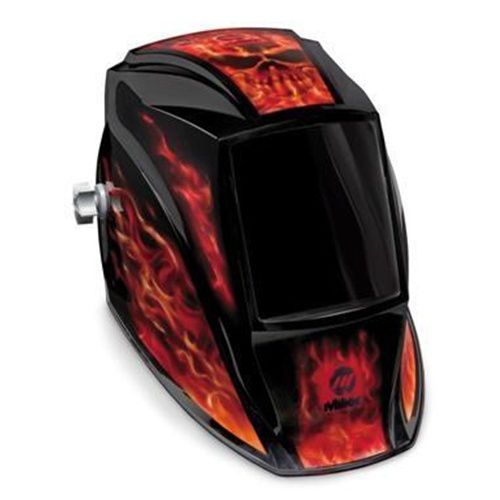 Miller 238496 welding helmet, mp-10 inferno shade 10 non-auto darkening for sale