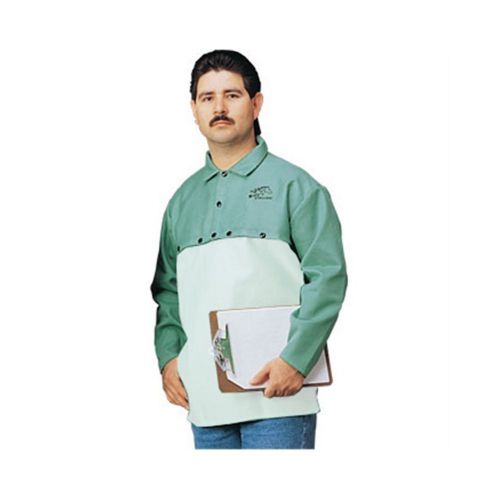 Revco Black Stallion F2-21CS 9oz. Green FR Cotton Welding Cape Sleeve, 2X-Large