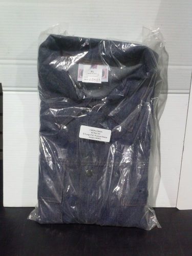 Cronatron flame-retardant denim welding jacket. size: x-large (ls037-1) for sale