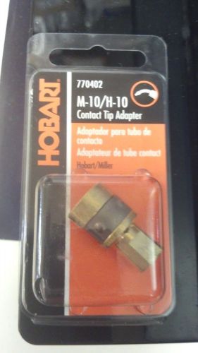 Welder, contact gun tip adapter, miller m-10 &amp; hobart h-10, part# 770402 for sale