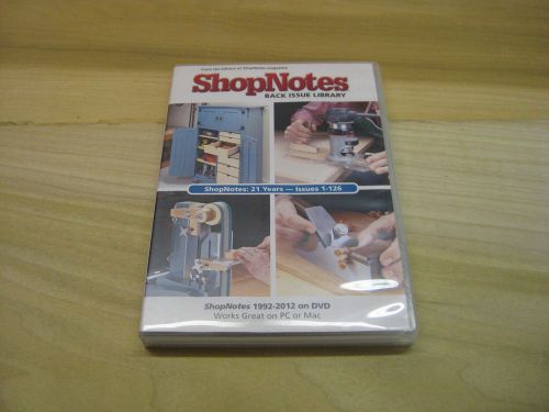 DVD of ShopNotes back issue Library