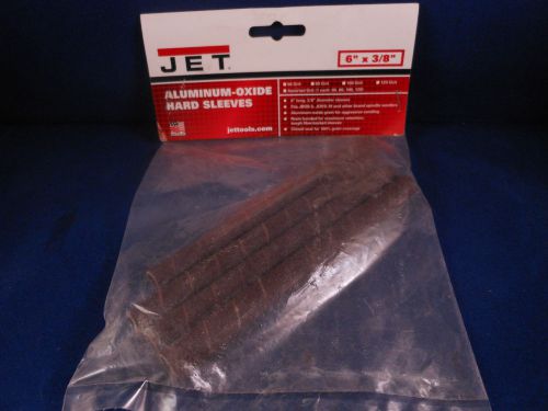Jet Aluminum-oxide sanding sleeves 6&#034; x 3/8&#034; x Asst.  4 pk spindle drum sander