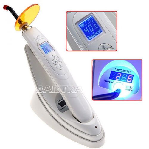 1 x dental white wireless 1800mw lamp led curing light yc886-2 with light meter for sale
