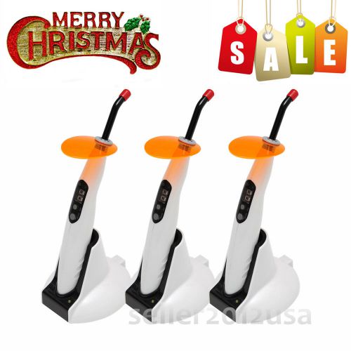 3X Dental Wireless Cordless LED Curing Light Lamp Woodpecker Orthodontic LED.B