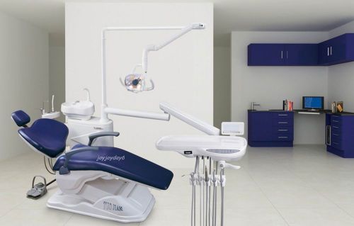 Computer controlled dental unit chair fda ce approved b2 model hard leather for sale