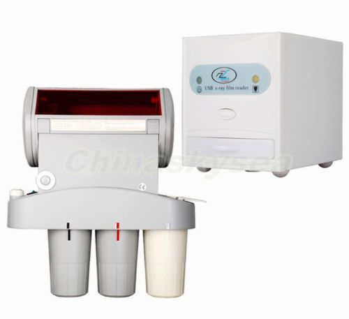 Dental automatic x-ray film processor developer + x-ray film scanner reader sale for sale