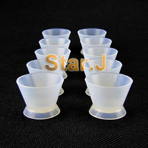 10pcs flexible dental lab silicone mixing bowl cup dappen dish for sale