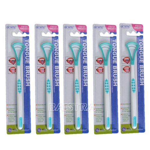 10 PCS!!! dental Tongue Brush Cleaner Remove plaque bacteria for fresher breath