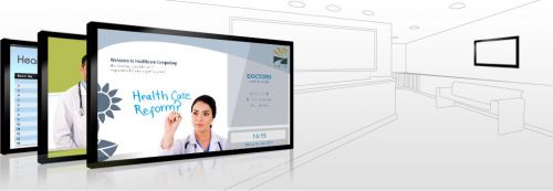 Hospital digital signage on large lcd tv, doctor office, clinic signage: $369 for sale