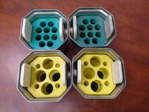 Lot of 4 Beckman Swing Buckets and Inserts