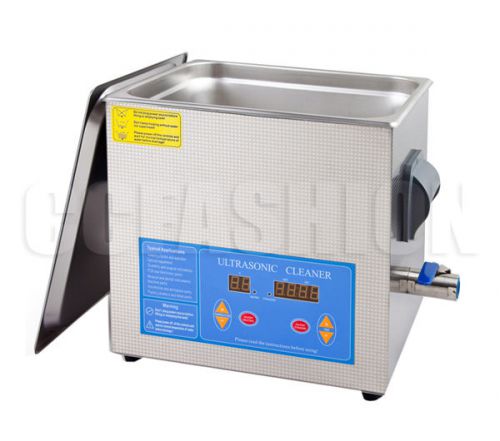 13l digital ultrasonic cleaner stainless steel housing tank and lid a2 for sale