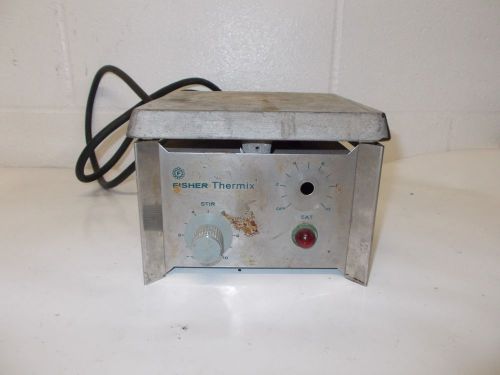 Used fisher thermix 11-493 scientific laboratory magnetic stirrer hot plate #5 for sale