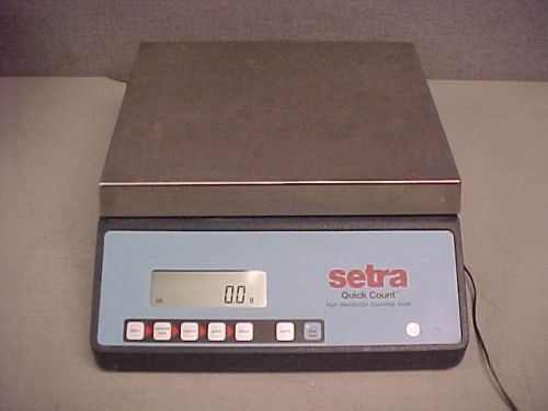 SETRA Super Count Scale High Resolution Counting Scale 12500g Res 0.2g