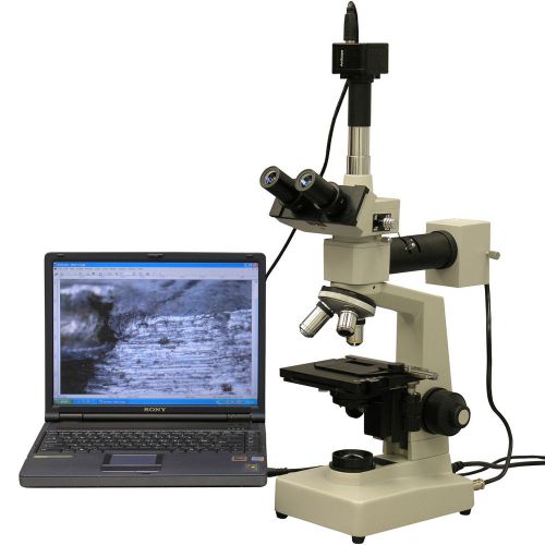 40x-1600x two light metallurgical microscope + 10mp digital camera for sale