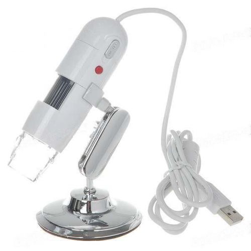20x-200x USB Digital Microscope 2.0 Megapixels with 8 LED lights and software CD