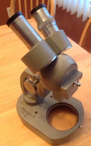 Vintage Olympus Elgeet Greenough Style Stereo Microscope No.56854